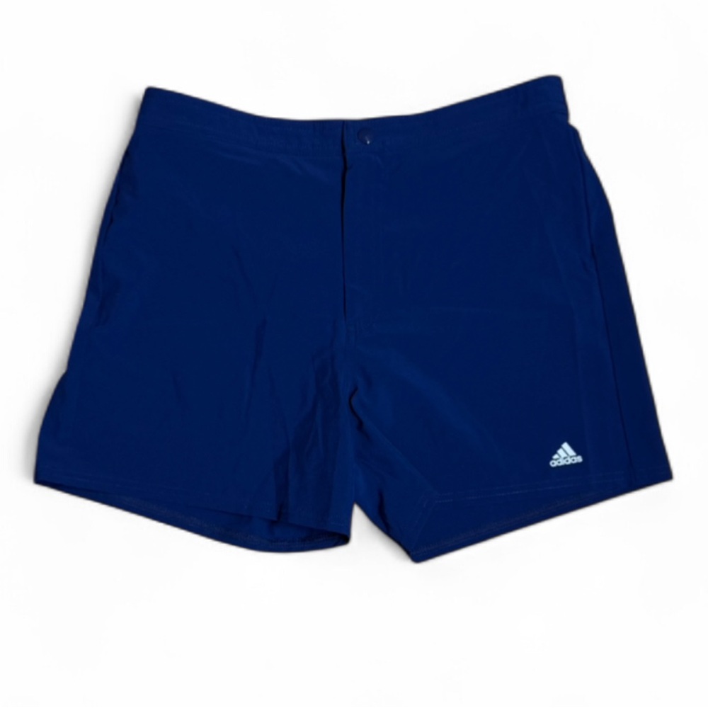 Adidas Women's Woven Swim Shorts - Royal Blue - Size Small - Picture 3 of 7
